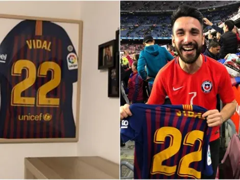 Chileno que recibió la camiseta de Vidal: "No la lavé, está pasada a Arturo"
