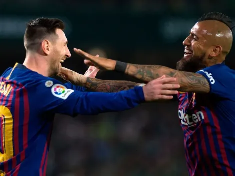 Con la genialidad de Lio Messi y el esfuerzo de Arturo Vidal, Barcelona golea al Betis