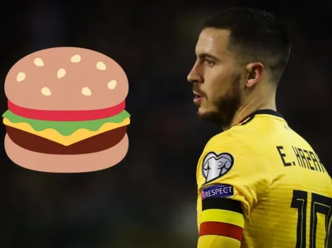 Eden Hazard confiesa que una vez abandonó la cancha...¡por una hamburguesa!