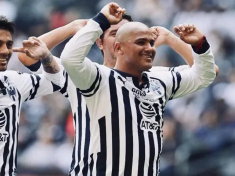 Chupete goleador: Suazo marcó dos veces en homenaje del Monterrey a Erviti