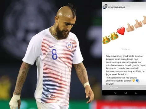 Arturo Vidal se dejar querer por la hinchada del América