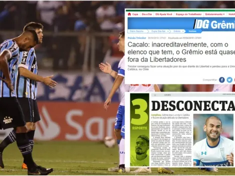 "Es increíble que Gremio quede casi eliminado con el equipo que tiene"