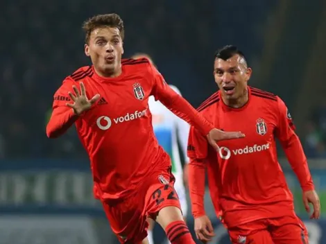 Besiktas de Gary Medel barrió 7-2 al Rizespor