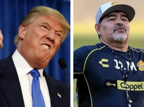 ¿Cabeza de Pichi? Sancionan a Maradona por criticar duramente a Donald Trump