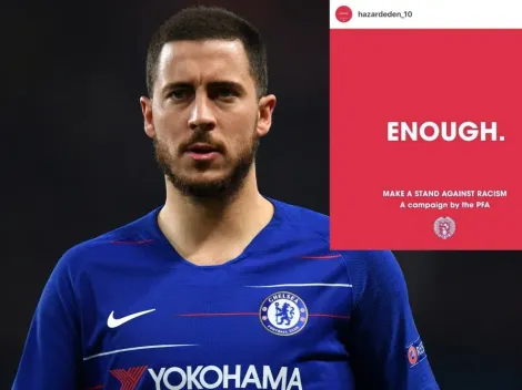 Eden Hazard encabeza campaña contra el racismo en Inglaterra