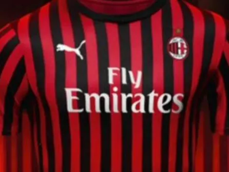 Filtran nueva camiseta del Milan con una onda muy clásica