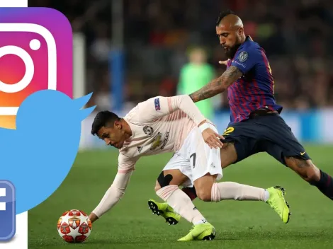 Vidal queda a un paso de pillar a Alexis en ránking mundial de followers