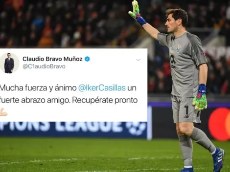 La reacción de Claudio Bravo ante el infarto sufrido por Iker Casillas