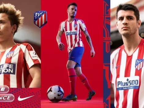 Atlético Madrid presenta su nueva camiseta con Morata de figura