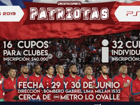 Participa en Patriotas: torneo individual y de clubes en PES 2019