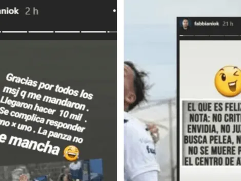 El descargo de Cristián Fabbiani:"La panza no se mancha"