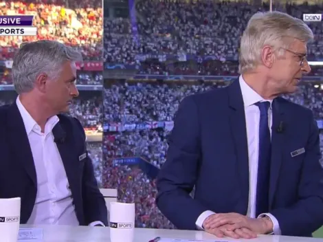 La reacción de Mourinho y Wenger ante el masivo "You'll Never Walk Alone"