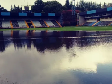 Cancha inundada: se suspende el Huachipato-Temuco