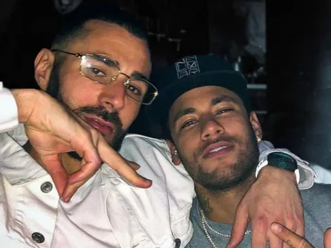 Benzema revoluciona el mundo con una foto junto a Neymar