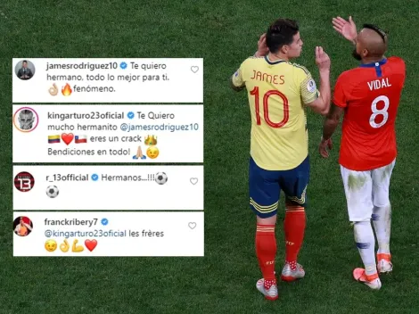 Hermanos: James le desea lo mejor a su "amigo fiera" Arturo Vidal