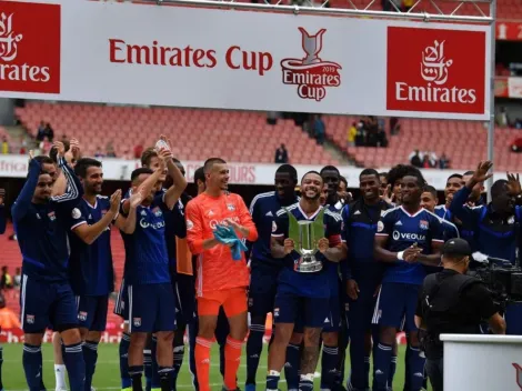 Invitado de piedra: Olympique de Lyon le gana al Arsenal y se queda con la Emirates Cup