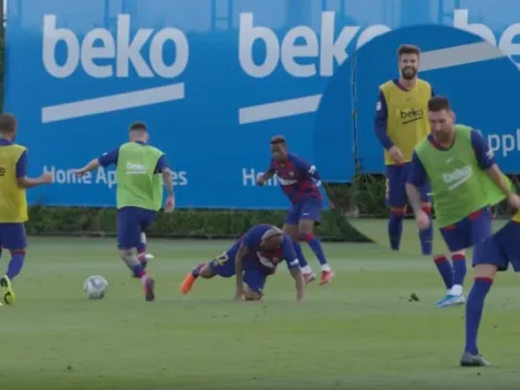 Piqué se ríe: Messi saca a pasear dos veces a Vidal