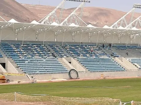 Instalan 13 mil butacas en el nuevo estadio de Iquique y aparece el nombre de la ciudad