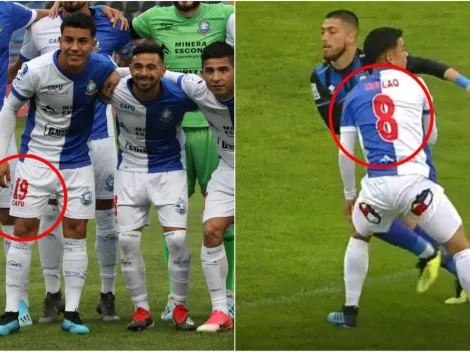 Insólito: Futbolista de Antofagasta jugó con un número en el short y otro distinto en la camiseta