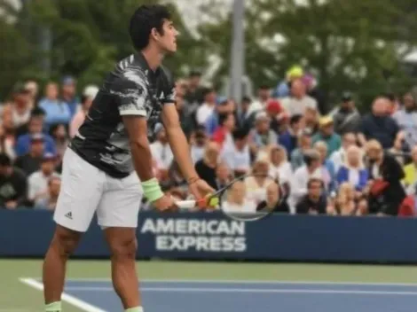 El partido de Garín con de Miñaur en el US Open fue suspendido por lluvia