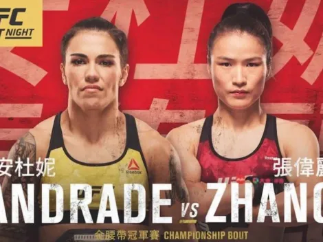 Dónde ver el UFC Shenzhen - Jessica Andrade vs Zhang Weili