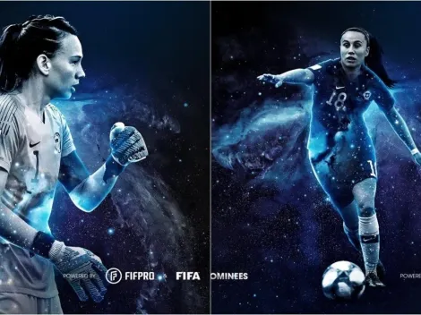 Once de la FIFA: Tiane Endler y Camila Sáez postulan al equipo de año