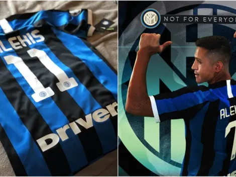 Fanático se compra la camiseta 11 de Alexis en Inter justo antes del cambio de número