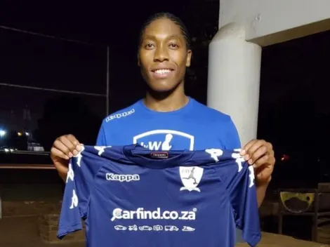 Semenya firma como futbolista mientras espera por el atletismo