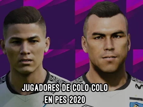 Valoración y rostro de los jugadores de Colo Colo en PES 2020