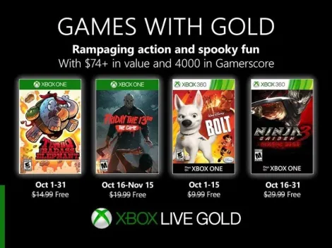 Ya puedes descargar los juegos gratis de Xbox Games with Gold