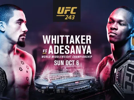 Dónde ver en vivo el UFC 243 - Whittaker vs Adesanya