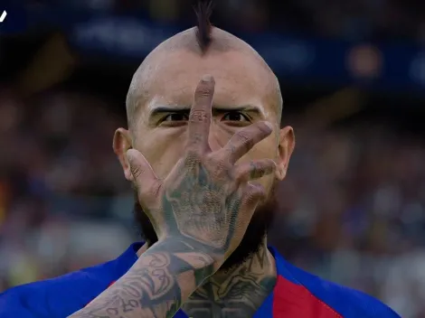 Video | Arturo Vidal tiene todos sus tatuajes tras la actualización de PES 2020