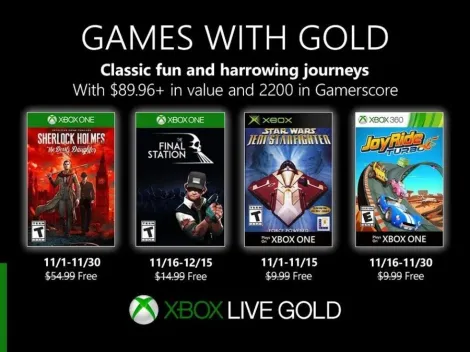 Xbox Live Gold: Sherlock Holmes lidera los juegos gratis de noviembre