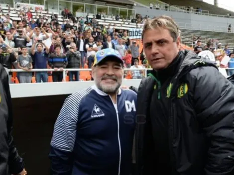 Puro cariño: El reencuentro entre Maradona y Hoyos