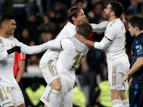 Real Madrid se hace fuerte de local y vence a la Real Sociedad