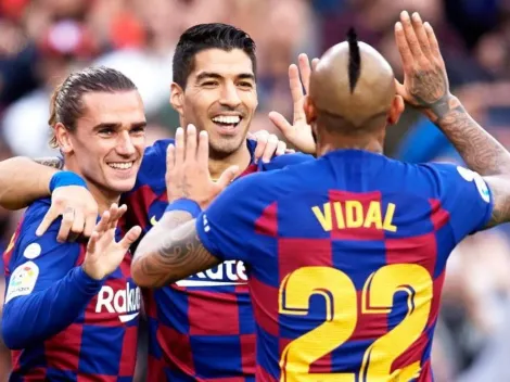 Vidal la rompe como el volante más goleador del Barça