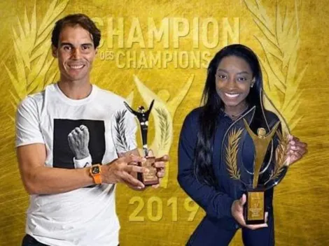 Simone Biles y Rafael Nadal se consagraron Campeones de Campeones del 2019