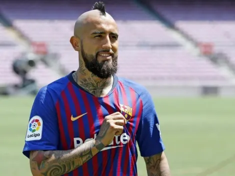 Arturo Vidal fue convocado para jugar el derby ante el Espanyol