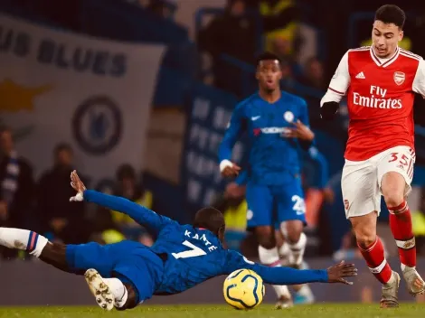 Gabriel Martinelli marca un golazo en empate entre Chelsea y Arsenal