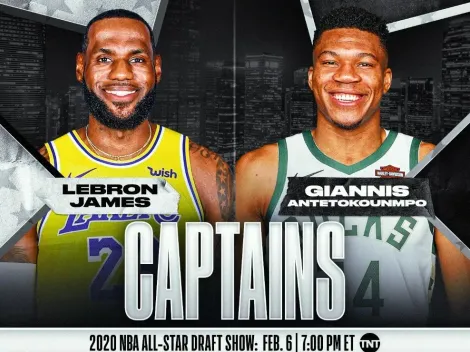 LeBron y Antotokounmpo serán los capitanes del All Stars de la NBA