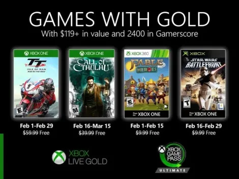 Un clásico de Star Wars lidera los juegos gratis de Xbox Live Gold