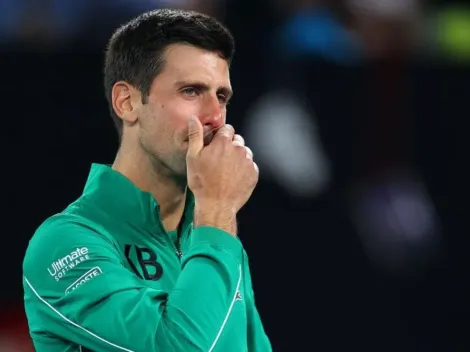 Un destruido Novak Djokovic llora por su compadre Kobe Bryant