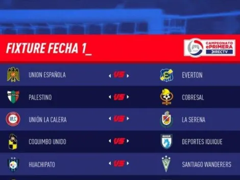 ePrimera revela el fixture de la jornada inaugural del certamen