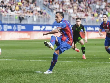 Fabián Orellana marca de penal el empate entre el Eibar y el Betis