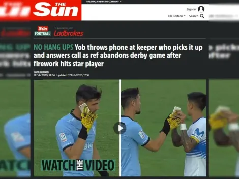 Vergüenza: The Sun en Inglaterra hace eco del telefonazo a Dituro