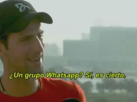 Djokovic tiene un grupo de Whatsapp con Federer y Nadal