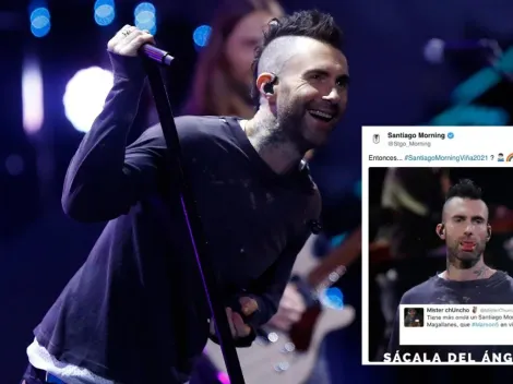 "Sácala del ángulo, Adam": el increíble troleo del Chago Morning a Maroon 5