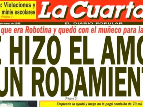 Inolvidable portada de La Cuarta cumple 21 años