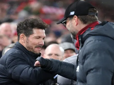 Codazo y empujón: el saludo de Klopp y Simeone para evitar el coronavirus