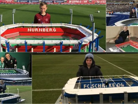 ¡Crack! Niño construye los estadios de Alemania con Lego